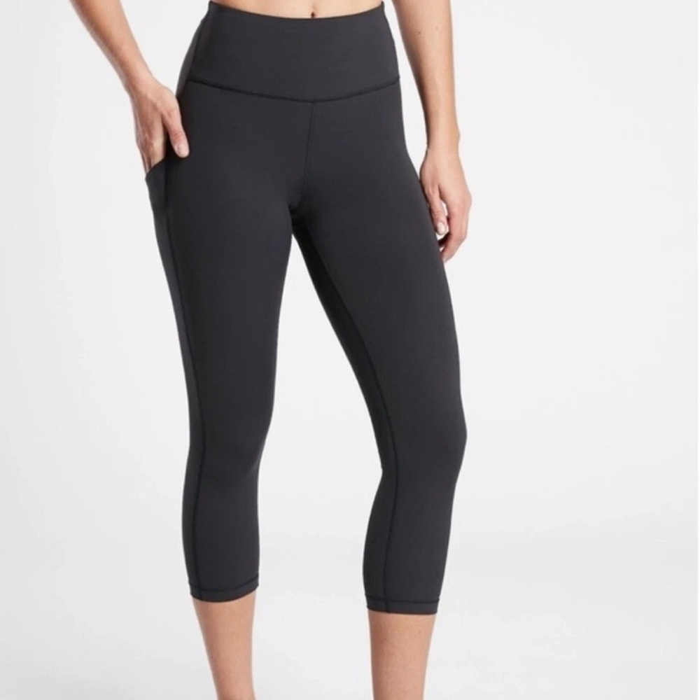 Athleta Black High-Waisted Leggings